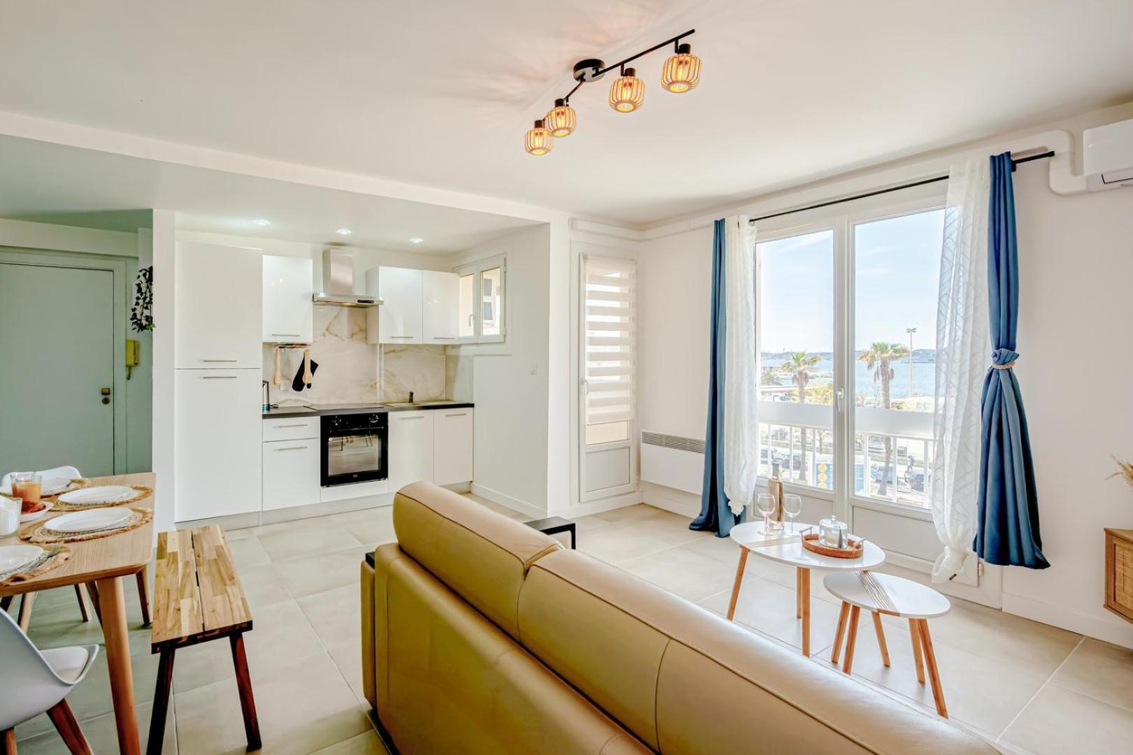 Air-Conditioned Apartment - Sea View Port Toulon Exterior foto